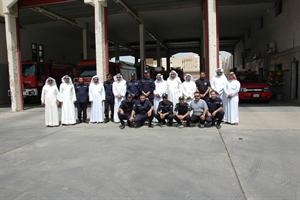 القيادة الوسطى في الإطفاء تفقدت مراكز حولي