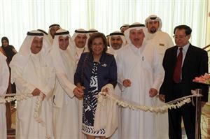دموضيالحمود تفتتح معرض التعريف بذوي الاحتياجات الخاصة
