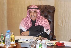 سمو رئيس مجلس الوزراء الشيخ ناصر المحمد مترئسا الاجتماع