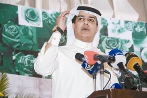 الشاعر بدر الصبيحي الخالدي ملقيا قصيدته