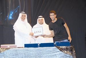 تكريم احد الممثلين﻿﻿اسامة البطراوي﻿