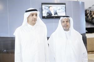خالد البابطين وصالح البابطين خلال الاحتفال
