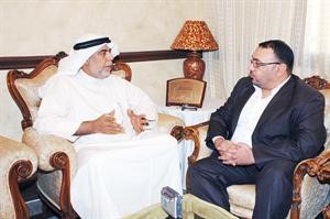مناجي العبد الهادي خلال حديثه للزميل اسامة دياب	كرم دياب﻿
