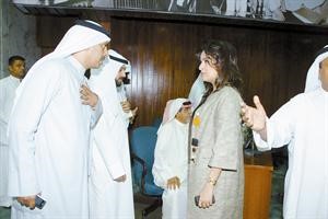 حوار بين الاعضاء اشواق المضف وعبدالله العنزي ومهلهل الخالد
