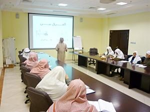 احدى محاضرات البرنامج التدريبي الاول
