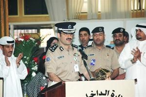 العميد طلال معرفي يلقي كلمته