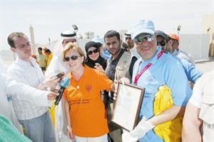 جانب من الاحتفال بيوم الارض﻿