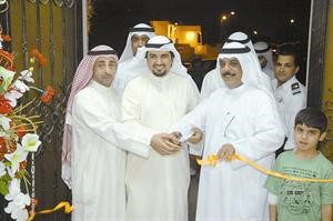 عبدالله النصافي وخالد المطيري ومحمد الصايغ يفتتحون المعرضسعود سالم