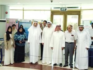 دبدر الصقعبي خلال الافتتاح
