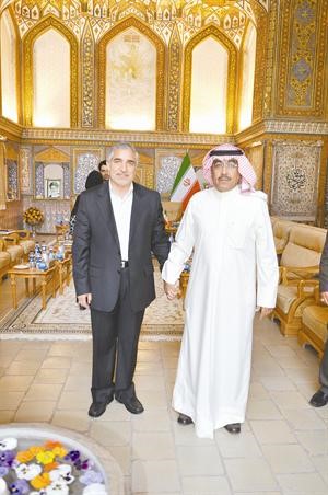 محافظ اصفهان د علي رضا اصفهاني والزميل عدنان الراشد