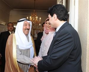 ترحيب حافل بصاحب السمو الامير في قنصليتنا بالمانيا