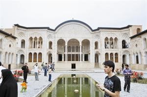 احد المباني التراثية في مدينة كاشان