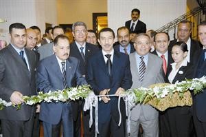 السفير المصري طاهر فرحات ومجدي الهواري يفتتحان المعرض المصري للعقار والاستثمار سعود سالم