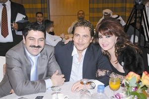 دانيال مع نجمي يا صديقي مادلين طبر ومحمد رياض﻿