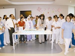 جانب من احتفال مستشفى السيف باليوم العالمي للممرضات
