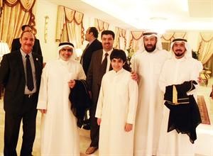 مخلد العازمي ود علي العمير وعلي الراشد وعدنان عبدالصمد وعدنان المطوع خلال زيارتهم الى سنغافورة﻿