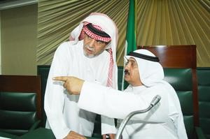 زيد العازمي وحديث مع محمد المفرج
