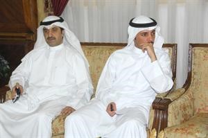 مرزوق الغانم ومدير ادارة مكتب الرئيس وليد العبدالرزاق﻿