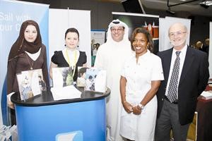 مشاركة في معرض الفرص الوظيفية بالجامعة الاميركية﻿