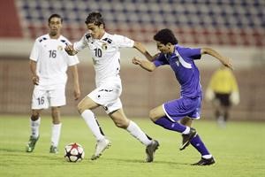 ازرق الناشئين في مباراته مع الاردن