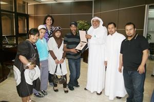 عبدالعزيز الجابر مع المعاقين ﻿