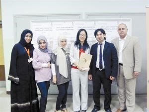لقطة جماعية لقيادات الكويت واسيا للوساطة مع الحاصلين على الشهادات التقديرية﻿