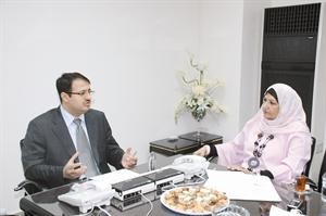 دعبدالله الدهام يحاور الانباءحسن حسيني