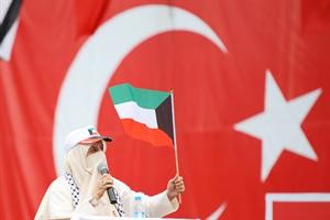 مشاركة كويتية فاعلة في قافلة الاغاثة﻿