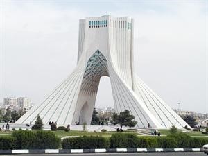 صورة ارشيفية لبرج الحرية في طهران
