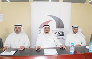 صالح اليوسف متحدثا خلال الجمعية العمومية للشركة اسامة البطراوي
