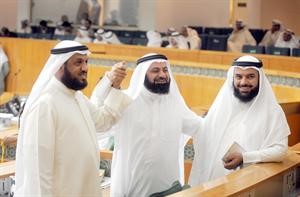 كتلة التنمية والاصلاح التامت من جديد بالنواب دجمعان الحربش ودوليد الطبطبائي وفلاح الصواغ
