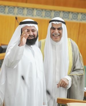 احمد السعدون ودوليد الطبطبائي وابتسامة العودة
