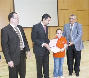 تكريم نجلة دعمرو الباز
