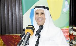 مبارك الساير متحدثا﻿