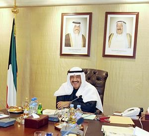 سمو رئيس الوزراء الشيخ ناصر المحمد مترئسا جلسة المجلس
﻿