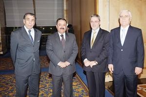 سفراء البوسنة والاردن والعراق وسورية خلال الاحتفال
