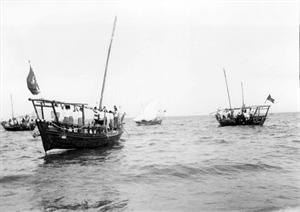 سفن الغوص انتشرت على ساحل الكويت منذ القدم﻿