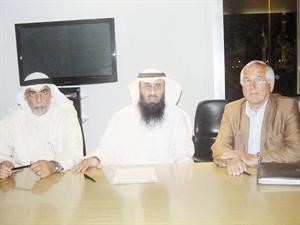 مناجي العبدالهادي ومطلال القحطاني وفيليب والترز
