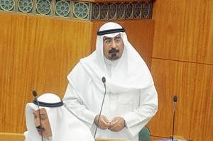  الشيخ دمحمد الصباح متحدثا في الجلسة

