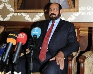 دمحمد العفاسي متحدثا اثناء المؤتمر الصحافي﻿