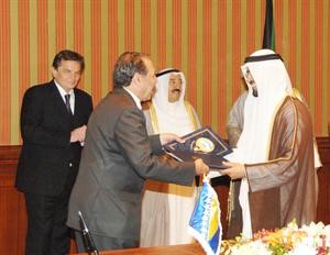 صاحب السمو الامير والرئيس البوسني يشهدان توقيع اتفاقية للتعاون السياحي بين الكويت والبوسنة﻿