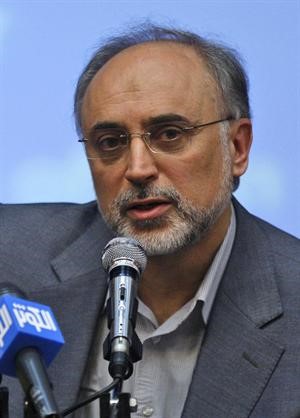 رئيس وكالة الطاقة الذرية الايرانية علي اكبر صالحي
