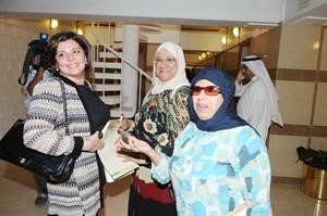 دمعصومة المبارك وداسيل العوضي ودسلوى الجسار في المجلس امس
متين غوزال