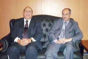 درشيد الحمد واللواء عادل لبيب
