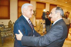 درشيد الحمد خلال لقائه محافظ شمال سيناء اللواء مراد موافيناصر عبدالسيد﻿