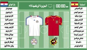 «ثيران» إسبانيا تستعد لاقتحام دفاع پاراغواي