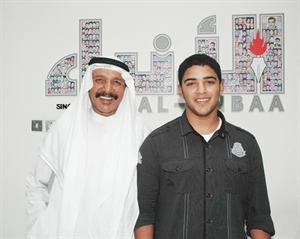عذبي العنزي مع والده﻿