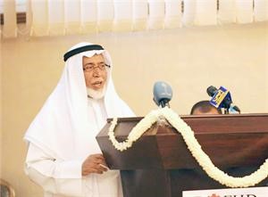 المستشار راشد الحماد ملقيا كلمته﻿