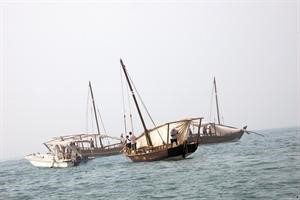 السفن ترخي سواريها
