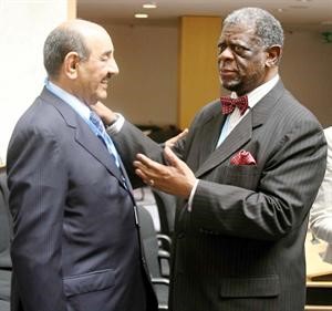 الرئيس الخرافي في حوار مع رئيس الاتحاد البرلماني الدولي في جنيف﻿